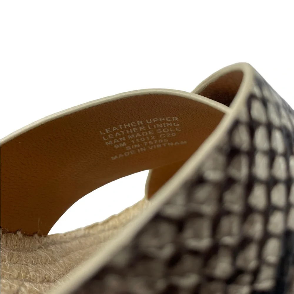 Tory Burch | Selby Snake-Print Wedge Platform Espadrilles 9